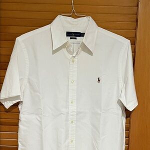 Ralph Lauren Men's Classic White Button-Down Shirt